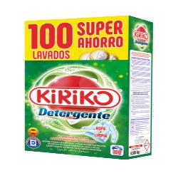 DETERGENTE KIRIKO MALETA 100 LAVADOS 6,5 KILOS