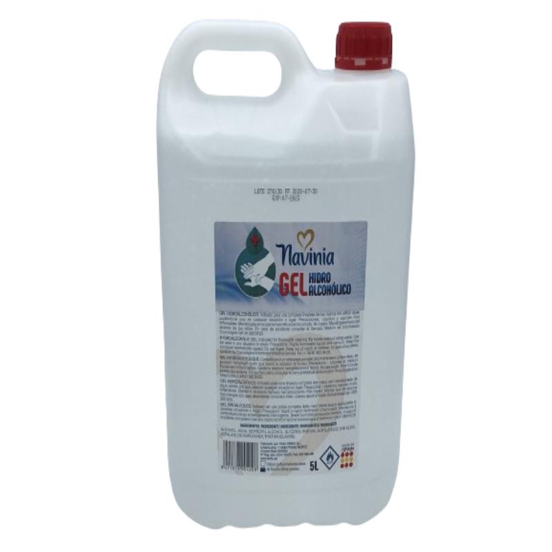 GEL HIGIENIZANTE MANOS NAVINIA GARRAFA 5 L
