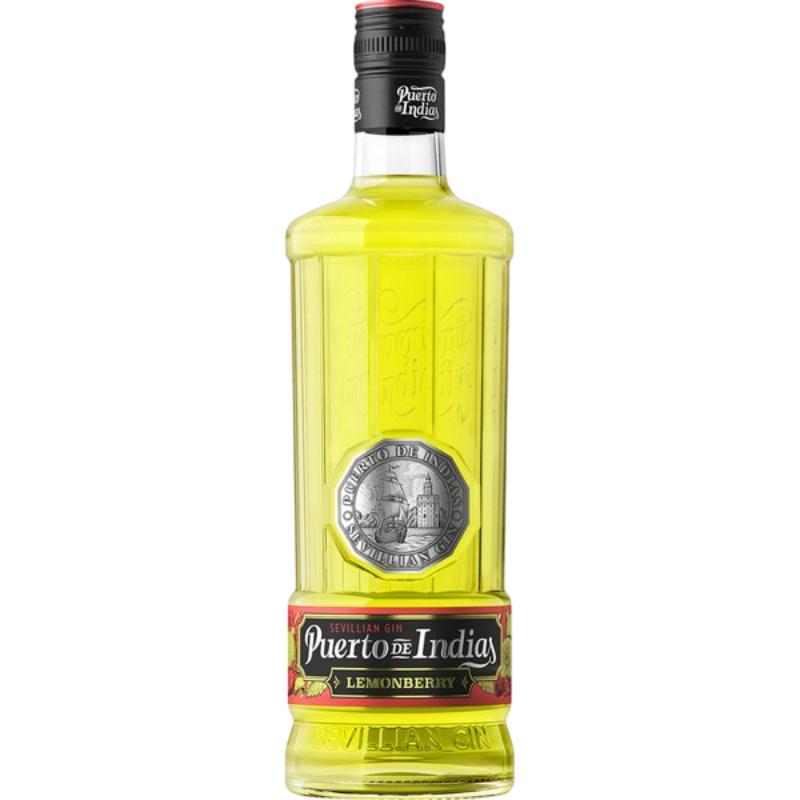 GINEBRA PUERTO INDIAS LEMONBERRY (LIMON) B/70CL.