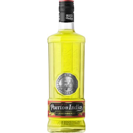 GINEBRA PUERTO INDIAS LEMONBERRY (LIMON) B/70CL.