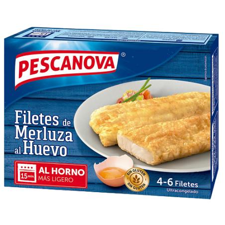 MERLUZA PESCANOVA FILETE AL HUEVO S/GLUTEN P/400