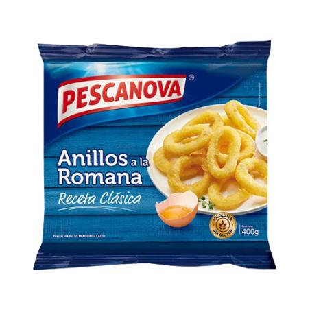 ANILLOS A LA ROMANA PESCANOVA S/GLUTEN B/400GR