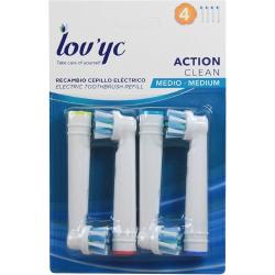 CEPILLO DENTAL LOV'YC RECAMBIO ACTION CLEAN P-4 UD