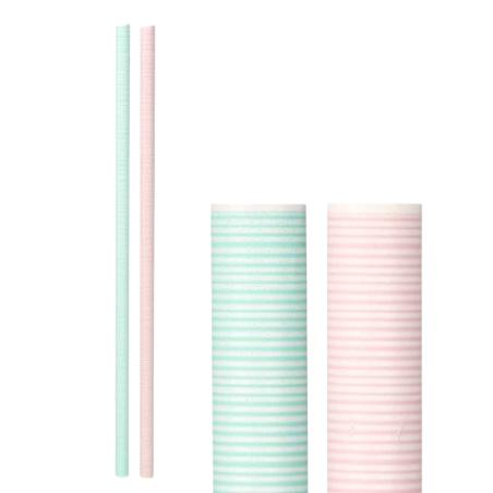 PAPEL REGALO RAYAS COLORES 70X200CM UD