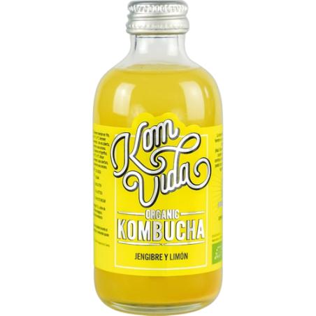 REFRESCO KOMBUCHA JENGIBRE Y LIMÓN ECO B/250ML