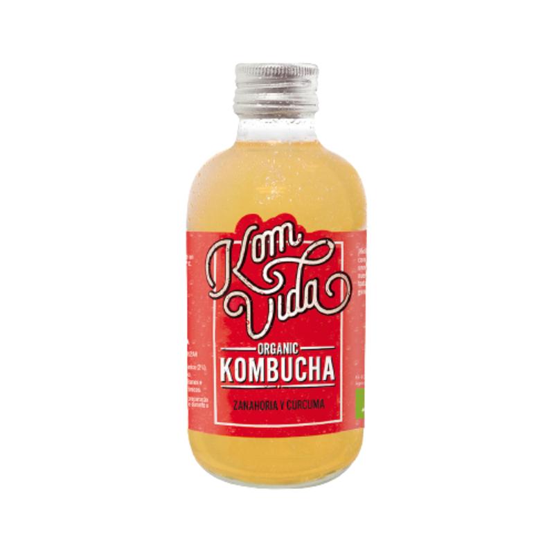 REFRESCO KOMBUCHA ZANAHORIA Y CÚRCUMA ECO B/250ML