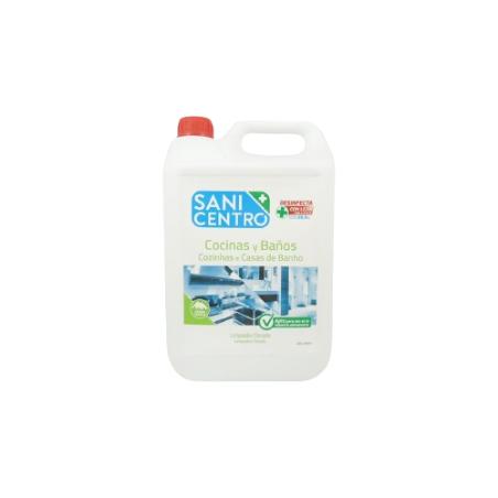 LIMPIADOR COCINA/BAÑO SANICENTRO CON LEJIA  GF/5 L