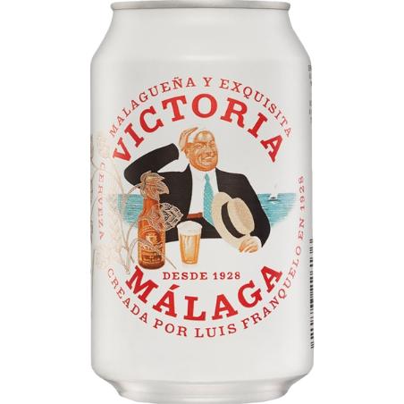CERVEZA VICTORIA MALAGA-4.8% LATA-33.CL.