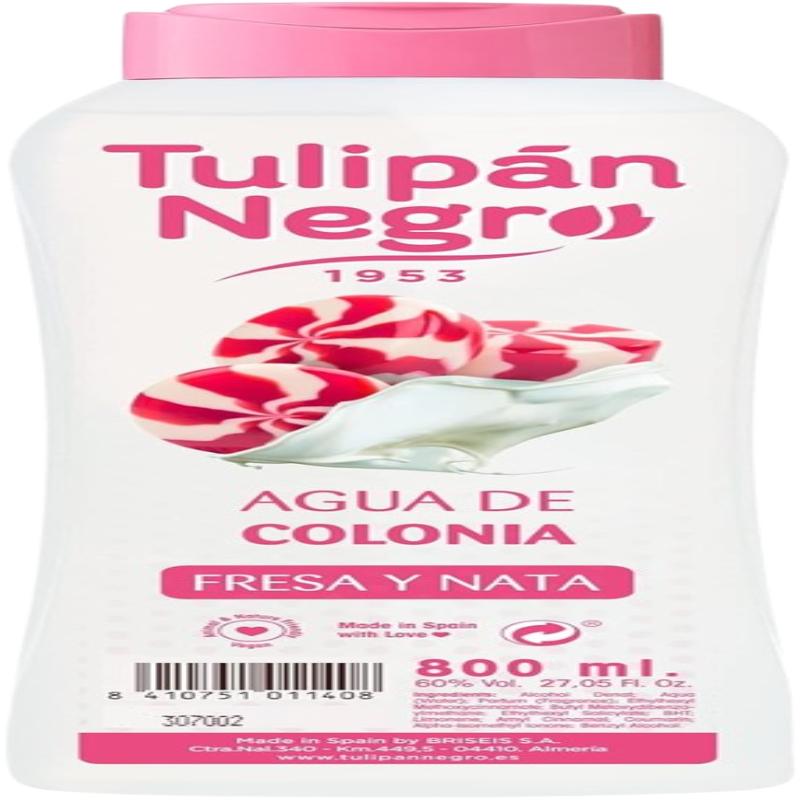 COLONIA TULIPAN NEGRO FRESA Y NATA B/800 ML