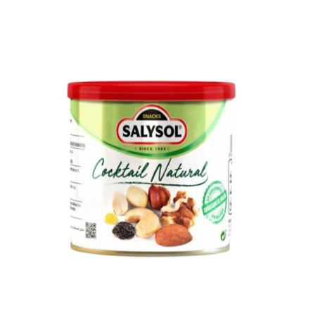 FRUTOS SECOS COCKTAIL NATURAL SALYSOL LATA 250 GR