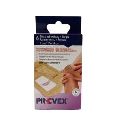 TIRAS PREVEX ANATOMICAS C/GASA DESINFEC P/6 UD