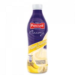 YOGUR PASCUAL LIQ.CREMOSO PLATANO.BOT/750.ML.