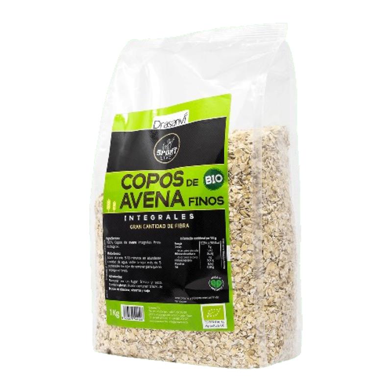 COPOS DE AVENA DRANSAVI SPORT LIFE BIO FINO B/1 KG