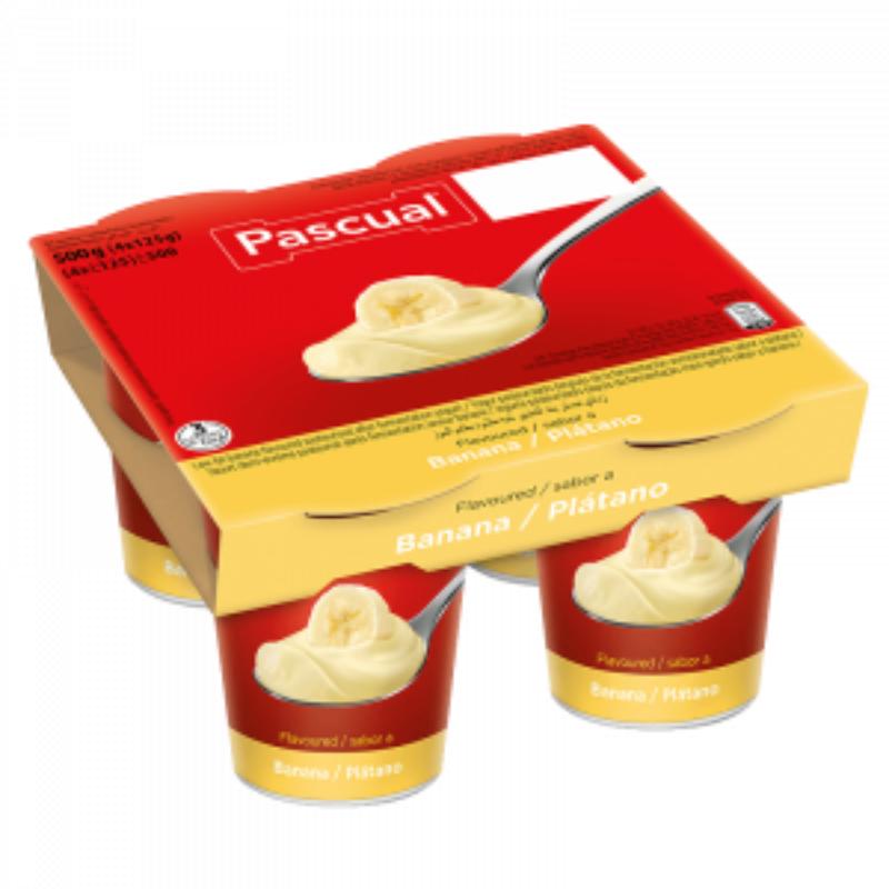 YOGUR PASCUAL SABOR PLATANO PACK-4