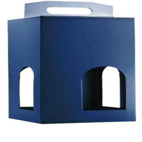 CAJA CARTON CHRISTMAS 4 BOTELLAS 420X324X95 UD