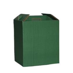 CAJA CARTON VERDE 12 BOTELLAS 785X356X113 UD