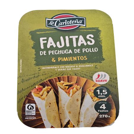 FAJITAS MEXICANAS LA CARLOTEÑA 230GR