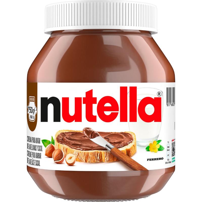 NUTELLA CREMA AVELL/CACAO T/CRISTAL 600GRS