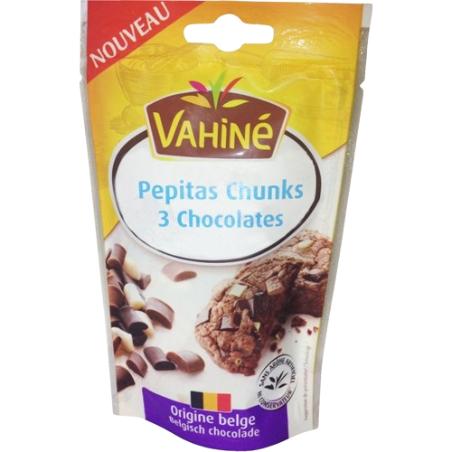 PEPITAS CHUNKS 3 CHOCOLATES VAHINE B/100GR