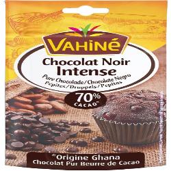 PEPITAS DE CHOCOLATE NEGRO 70% VAHINE B/100GR