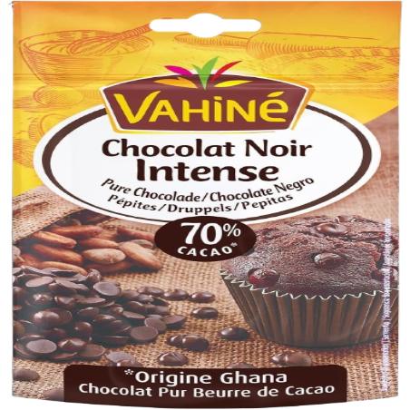 PEPITAS DE CHOCOLATE NEGRO 70% VAHINE B/100GR