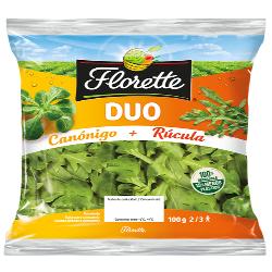 FLORETTE ENSALADA DUO CANONIGO + RUCULA B/100GR